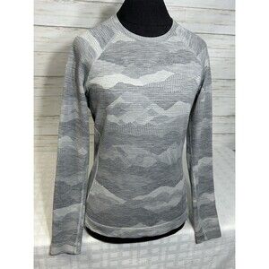 Smartwool Merino Top 250 Base Layer Size LARGE Pattern Crew Ski Snowboard Shirt